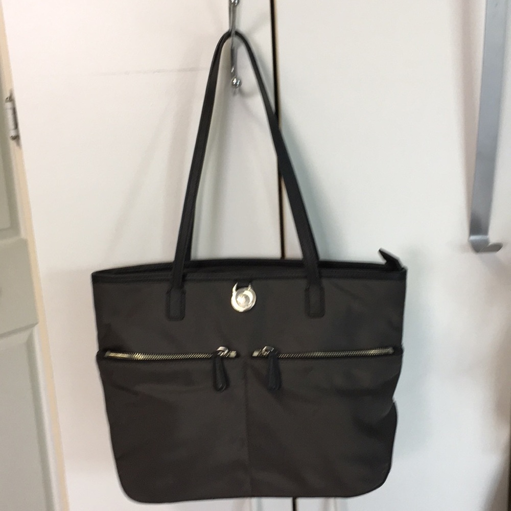 Preowned Michael Kors gray nylon purse
